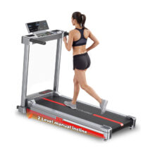 Lifelong 4.5HP Motorized Treadmill for Home | Manual Incline 2 Level | Foldable Handle Treadmill (Max Weight:100 kg)