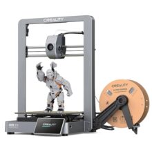 Creality Ender 3 V3 3D Printer,CoreXZ 600mm/s High Printing Speed,Integrated Die-Casting,Clog-Free Direct Extrusion,Tri-Metal Nozzle,Auto Calibration,Open Source,Remote Control&Monitor 220x220x250mm
