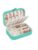 Cortina Toiletry Bag | Luxury Cute Travel Make Up Hanging Wash Bag | Cosmetic Waterproof Hanging Toiletries Bags | Personalised with Pearl Zipper – Green