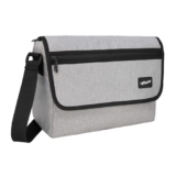 F Gear Kyoto Grey 8L Premium Tablet Sling Bag | Melange Herringbone Fabric | Fits 15” Laptop/Tablet | Lightweight, 1 Compartment & 2 Pockets | Ideal For Work, College, Daily Commute & Travel