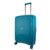 F Gear Myton Cyan Blue Medium Front Opening Hard Luggage | Lightweight Expandable Check-In Suitcase With 360° Spinner Silent 8-Wheels, Built-In Tsa Lock, Anti-Theft Zipper & 3-Level Telescopic Trolley