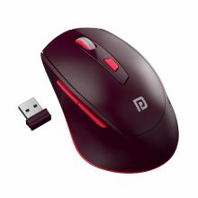 Portronics Toad 32 Wireless Mouse With 6 Buttons, 2.4 Ghz Connectivity, 10M Working Range, Ergonomic Design, Adjustable Optical Dpi, Auto Power Saving, For Laptop & Pc (Red)