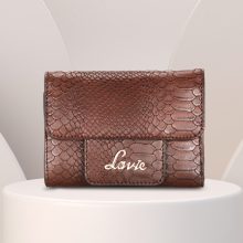 Lavie Women Casual Brown Artificial Leather Wallet(8 Card Slots)