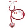 Dr. Tech Classic II SS Stethoscope Heart Beat Monitoring Chest Piece Medical Instrument for Doctors, Nurses (Red)