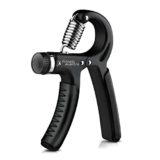 Fitness Mantra® Weight Adjustable Hight Quality Hand Gripper For Men & Women |Hand Grip|Finger Exerciser|Power Gripper|Hand Exerciser Equipment|Hand Strengtheners|Black| 10-40Kg|Stainless Steel