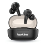Sound Boss Flow Beatz Truly Wireless in Ear Earbuds with 35H Playtime |ENC |50ms Low Latency|Type-C Fast Charging|Dynamic Sound|Smart Touch|Made in India|TWS Bluetooth Earbuds