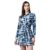 Rare Tie and Dye Cut-Out Crepe Shirt Mini Dress (EP7089_Multi_S) Multicolour