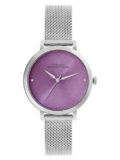French Connection Purple Dial Color Watch For Women – Fcn050A