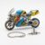 Jaymukesh & Co. Friction Powered Racing Motorcycle Keychain With Spark Light Effect, Pull Back Sports Bike Keyring, Transparent Body Inertia Drive Mini Bike For Kids Boys Girls Gift
