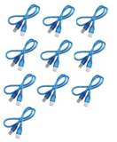 Invento 10pcs 30cm UNO USB Cable Printer Type A to B Male High Speed Scanner Printer