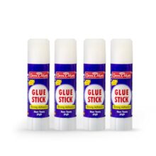 Soni Officemate Glue Stick 8 gm Pack of 4-2set | Strong Hold, Quick-Dry PVP Adhesive | Child-Safe & Multi-Purpose | Ideal for DIY, School, Office & Craft Use