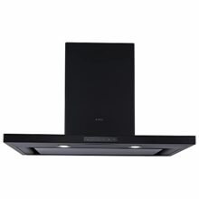 Elica Deep Silent Kitchen Chimney with EDS3 Technology (SPOT H4 TRIM EDS HE LTW 90 NERO T4V LED, 1 3D Filter, Touch Control, Black)