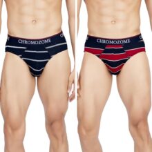 Chromozome Men Brief CZ 306 (Pack of 2) S Multi 10