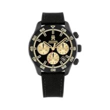 Tommy Hilfiger Th85 Quartz Analog with Black Dial Black Silicone Strap Watch for Men – TH1792182