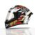 Tvs Racing Titan Series Full Face Helmet For Men | Premium Bike Helmets With Abs Shell, Uv Paint | Quick Release System | Aerodynamic Design | Dot & Isi Certified (Red, M)