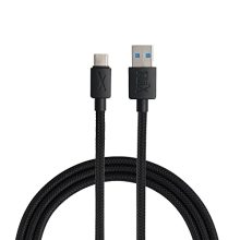 Flix (Beetel) Usb To Type C Pvc Data Sync & 2A Smartphone Fast Charging Cable, Made In India, 480Mbps Data Sync, Tough Cable, 1 Meter Long Usb Cable For Usb Type C Devices Black Xcd-C12