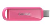 SanDisk Phone Drive with USB-C, 512GB, Upto 150 MB/s, Seastar Pink, 2Y Warranty, Automatic Backup Using SMZ, Works with iPhone 15 & iPhone 16 Series