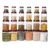 Milton Hexa Airtight Containers For Kitchen Storage Food Grade Plastic, Stackable And Transparent Organizer Jars, Set Of 24 (6 X 270Ml, 6 X 665Ml, 6 X 1.24L, 6 X1.85L) Tea, Coffee, Sugar, Dry Fruits