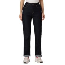 Women Blue High Waist Straight Fit Jeans