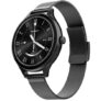 Fire-Boltt Phoenix Air Smart Watch 1.26” Round Display, Rotating Button, Wireless Charging, Ultra Lightweight Metal Body, Bluetooth Calling, Smartwatch with Silicone & Mesh Steel Straps Onyx Black