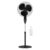 Havells Gatik Pro 400mm BLDC Pedestal Fan| 120 Ribs Guard for Safety| Smooth Oscillation| Heavy Base| ISI Marked | 2 Year Warranty | Black