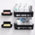 KYASO Pack of 4 Wall Mount Bathroom Shelf and Soap Rack for Home and Kitchen(Black)