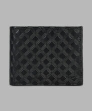 PARK AVENUE Men Black Genuine Leather Wallet(3 Card Slots)
