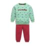 Luvlap Baby Girls Full Sleeve Sweatshirt & Pyjama Set Pack Of 1, Cotton Rich Fleece, Sea Green, Xxl (18 To 24 Months)