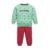 Luvlap Baby Girls Full Sleeve Sweatshirt & Pyjama Set Pack Of 1, Cotton Rich Fleece, Sea Green, Xxl (18 To 24 Months)