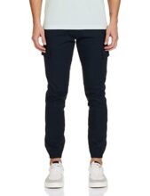 Diverse Men’S Mid-Rise Casual Utility Cut And Sew Cargo Joggers(Dcmct64Sc24L40-1113B-30) Navy