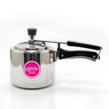Everyday Stainless Steel Pressure Cooker, 3 Litre, Mirror Finish, Inner Lid Design, Gas And Induction Compatible (3 Litres)