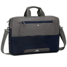 RIVACASE Suzuka 7757 Steel Blue/Grey Laptop Bag 17.3″ Inches