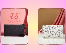 Like Style Mobile Pouch(Black, White)
