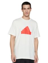 adidas Men Cotton M FI BOS T, Sports T-Shirts, Owhite, X-Small