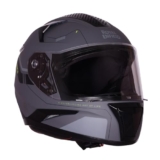 Royal Enfield AIR-X 1901 Full Face Helmet | Certification: ISI & DOT | High Impact Grade ABS Shell |Multipore Ventilation System | Aerodynamic Design with Aggressive Styling | Gray (L) 60 CM