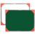 Yajnas Non Magnetic 8 Inch X 11 Inch Double Sided White Board And Chalk Board Both Side Writing Boards, One Side White Surface And Reverse Side Green Surface (8X11 Inches (Pack Of 2)