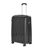 GAMME Ivory Polypropylene 55CM Black Hard Side Suitcase