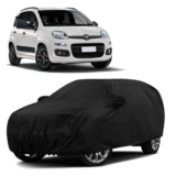 Sulfar 100% Waterproof Car Body Cover for Fiat Panda – Triple-Stitched Dustproof UV, Heat & Rain Protection with Mirror Pockets, Full-Bottom Elastic & Free Storage Bag – All-Weather Indoor Outdoor (Bl