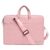 Probus PU leather Laptop Sleeve Case Messenger Organizer Bag -Pink