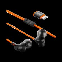 TRIGGR Blaze Type-C Wired Earphones with 13mm Driver, In-line Controls, Rich Bass, Mic Wired(Midnight Blaze, In the Ear)
