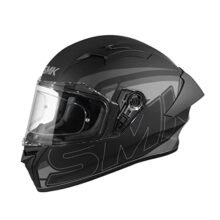 SMK Stellar Sports Stage Full Face Helmet with Pinlock Fited (Ma262)-L, Black,Pinlock 30 Fitted