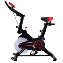 Kobo 6 Kg Flywheel Fitness Spin Bike With Hand Pulse (IMPORTED, Black)