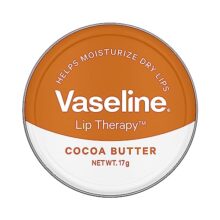 Vaseline Lip Tins Cocoa Butter, 17g | Infused with Cocoa Butter for Hydration & Glossy Shine Softline (Transparent)