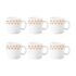 Treo by Milton Opalware Aurelia Murel Dinner Set of 18 | Serving for 6 | Microwave & Dishwasher Safe | Bone-Ash Free | Tempered Toughness | Plates & Bowls | Crockery Set for Dining & Gifting