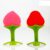 Chanak Baby Silicone Teether, Fruit Teether for Toddlers,100% Food Grade Silicone Teether, Non-Toxic & Latex Free Suitable for Kids Above 3 Months, BIS Approved. (Red & Pink)