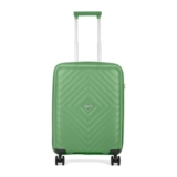 Vip Quad Pro Cabin 55 Cm 8 Spinner Wheels Trolley Bags For Travel, Hard Case Lightweight Bag With Tsa Lock, Anti-Theft Zipper & Premium Interiors (Green) (Small)