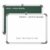 Yajnas Non Magnetic Mini Writing Whiteboard & Chalkboard Combo 28X28 Cm Reusable Writing Pad For Home School Study Practice
