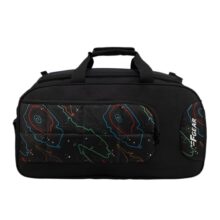 F Gear Enduro Topo Black 32L Travel Duffle Bag with Spacious Main Compartment, Front Pocket & Wet Pocket, Adjustable Shoulder Strap, Lightweight and Durable, Easy Carry Handles for Men & Women