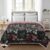 WEAVERS HUT Premium Ultrasonic Quilted Comforter | Fade-Resistant, Ultra-Soft Microfiber Fill is Hypoallergenic All-Season Comfort Stitching & Soft Finish (230X190CM) (Black)