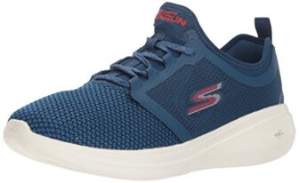 Skechers Mens Go Run Fast-Invigorate Navy/Red Running Shoe – 6 Uk (55102)